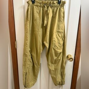 FP Movement by Free People Olive-Green Cargo Parachute Pants